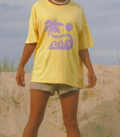 Hawaii Dayz Oversized Hemp Tee - Ladies -Salty Shreds image d38cfc8c f360 4f88 8e08 f59f9ff26041 1