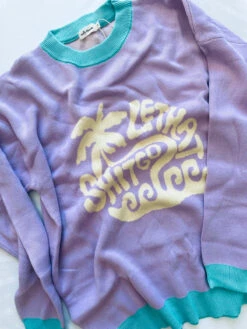 Lethat Shitgo Oversized Retro Organic Knit Sweater - Ladies -Salty Shreds image d5e39a37 57dc 4874 ac35 477dac46e593