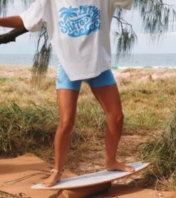 SS Beach Club Surf Trainer - Curvature Retro Blue -Salty Shreds image d6dbd123 fe03 41cc afda 471db20a128c