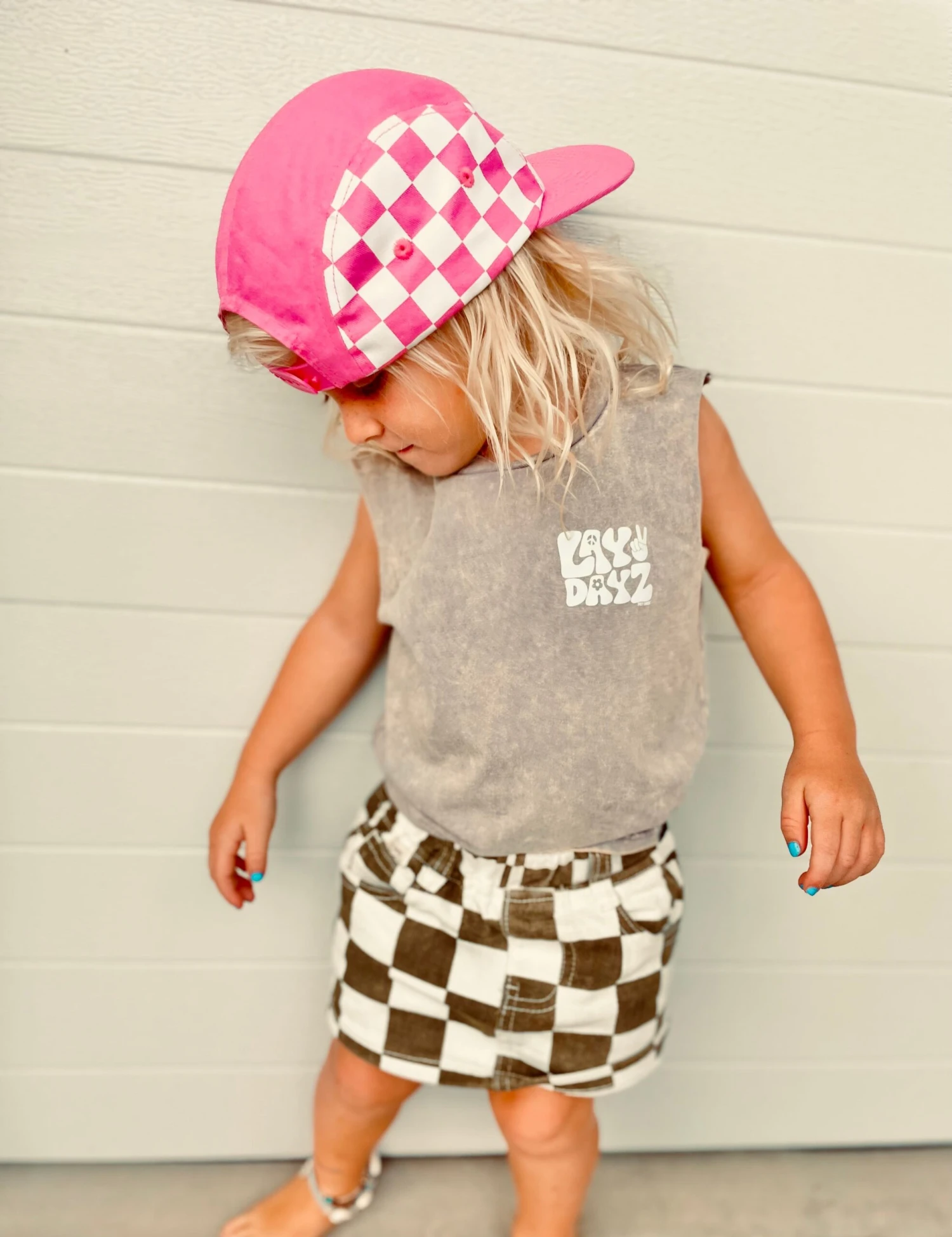 Checkerboard 5 Panel Snapback 7 Checkerboard 5 Panel Snapback - Image 5