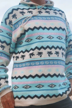 Surf Wanderer Tribal Knit Hoodie - Mens - PRE ORDER