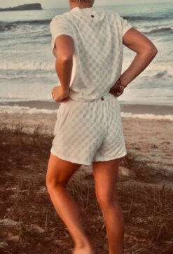 Minimalist Relaxed Terry Cotton Short - Ladies -Salty Shreds image ec22ad88 b96f 47d7 a074 6a15f3a0cee7