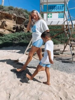 California Ribbed Bike Short - Ladies -Salty Shreds image f0a4e5c0 1846 4bcf abe0 5218d2d7e62a