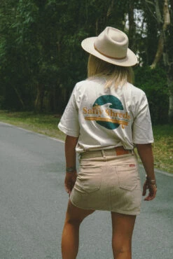 SS Logo Loose Tee - Ladies -Salty Shreds image f3df4c7b faea 49ec a5a9 a88fd10c4a26