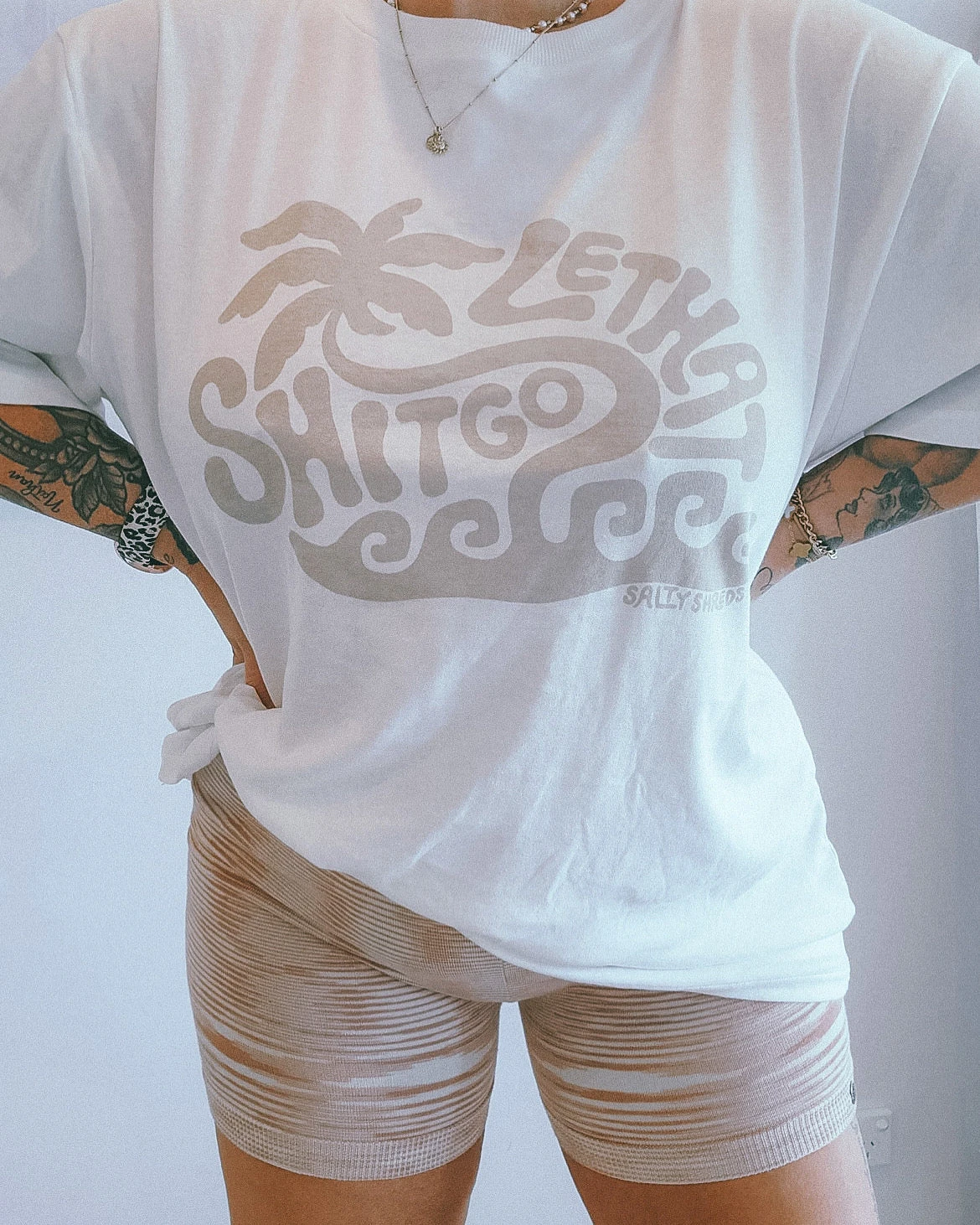 Lethat Shitgo Organic Oversized Statement Tee - Ladies 9 Lethat Shitgo Organic Oversized Statement Tee - Ladies - Image 7