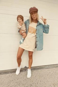 Skaters Gonna Skate Long Sleeve Tee Dress