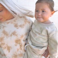 Tye Dye Logo Crew Neck - Ladies -Salty Shreds image fff3efe6 2de4 4c52 a49e 98d47e799949